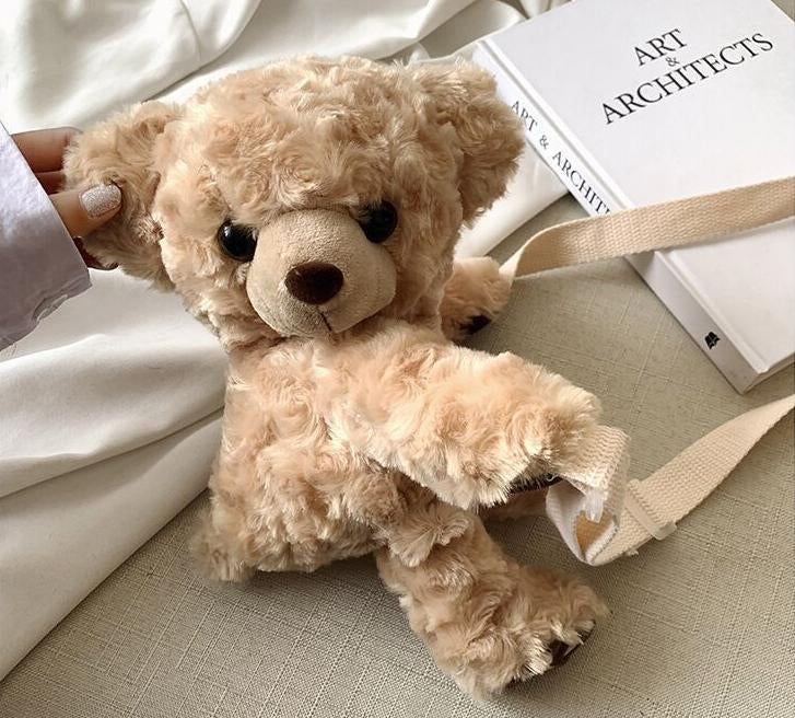 Soft Teddy Bear Backpack