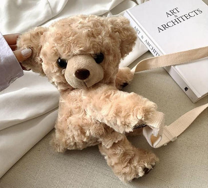 Soft Teddy Bear Backpack