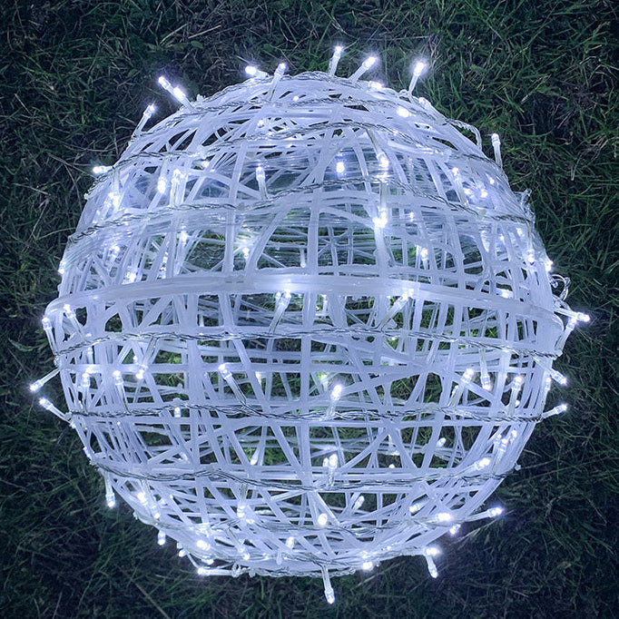 Colorful Outdoor Solar Hanging Globe Lantern Light