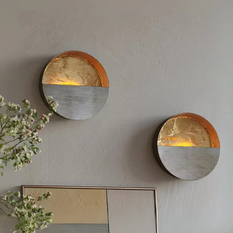 Simple Metal Candle Wall Sconce