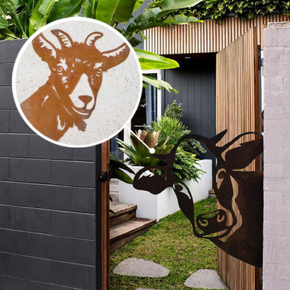 Rustic Country Yard Metal Decor