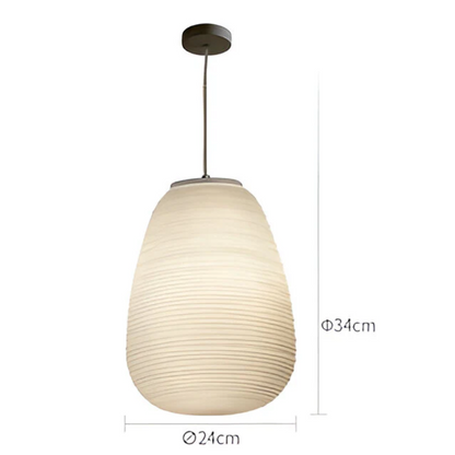 Stylish Opal Glass Hanging Lamp - Befez