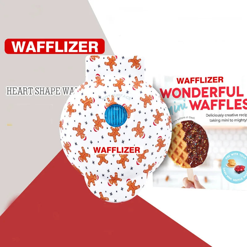 Compact Waffle Maker - Easy Fast Morning Breakfast