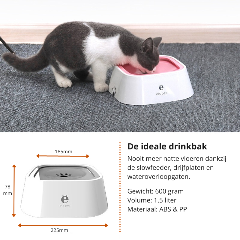 Self Cleaning Pet Water Dispenser Bowl