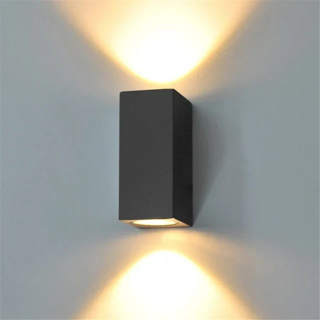 Stylish Outdoor LED Wall Light Black