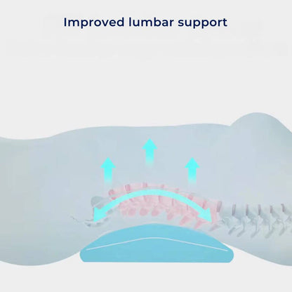 Contour Back Support Pillow for Sleep Relief