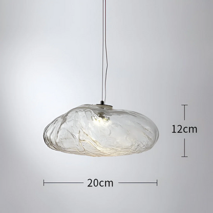 White Fluffy Hanging Cloud Lamp