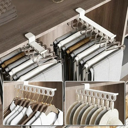 Space Saving Slide Out Clothing Rack
