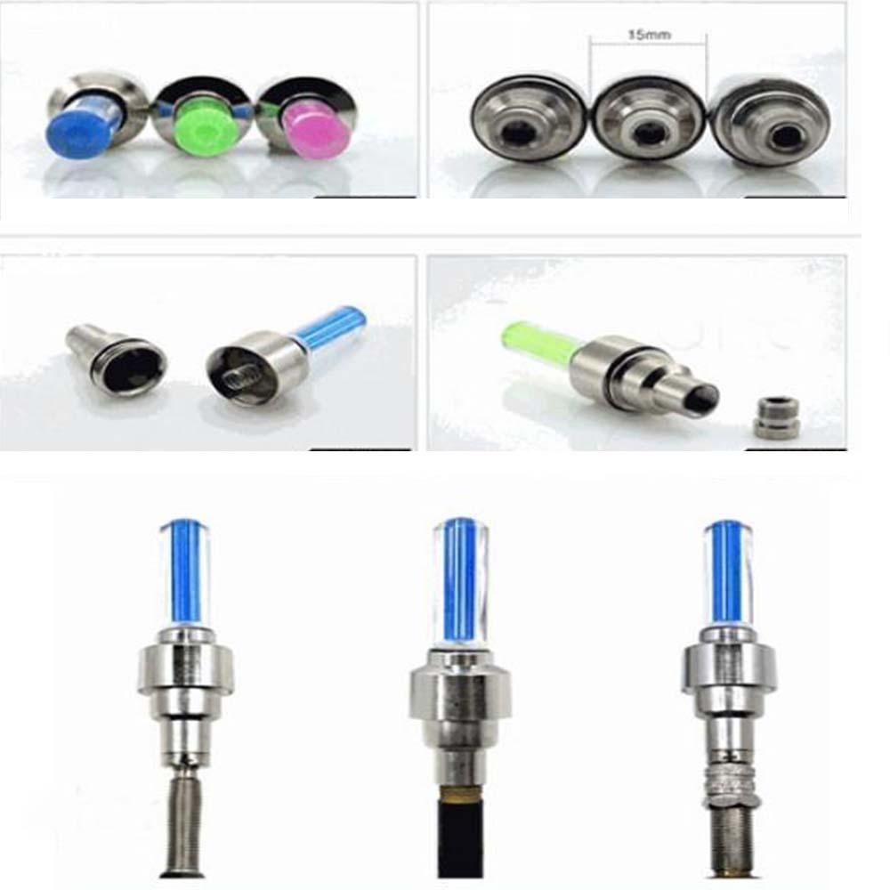 Bright LED Tire Valve Caps (2 Pack)