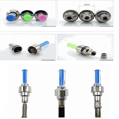 Bright LED Tire Valve Caps (2 Pack)