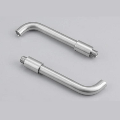 Stylish Wall Mount Faucet with Brushed Nickel Finish