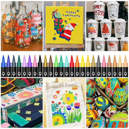Vibrant Art Paint Marker Pens