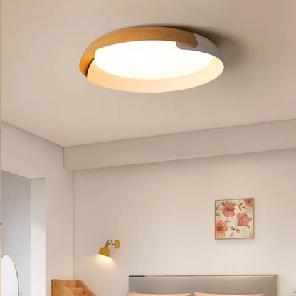 Rustic Wood Bedroom Ceiling Light - Befez