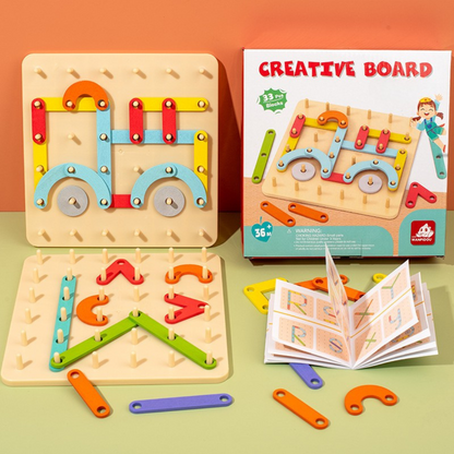 Fun Wooden Learning Puzzle Toy