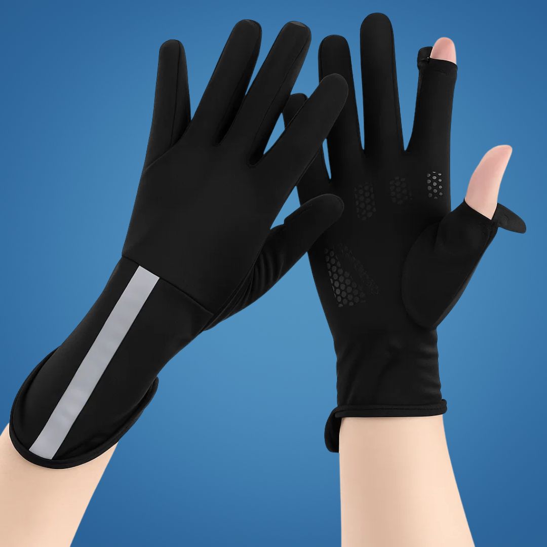 Cooling Bike Gloves with Touchscreen Fingers