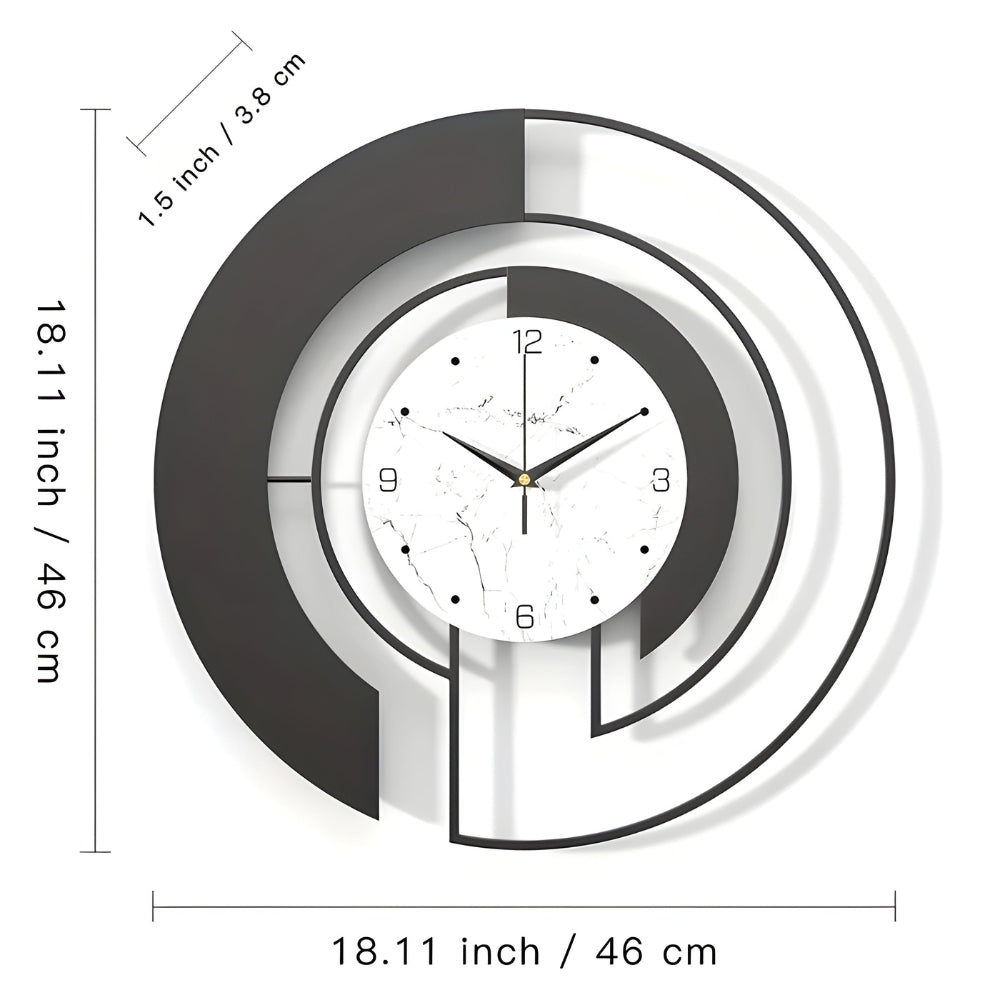 Silent Modern Wall Clock for Calm Rooms