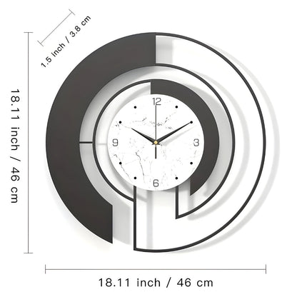 Silent Modern Wall Clock for Calm Rooms
