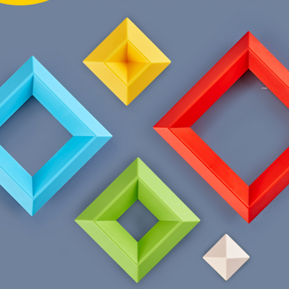 Colorful Kids Stacking Blocks