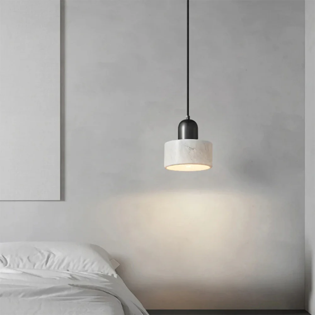 Elegant Marble Drop Ceiling Lamp - Befez