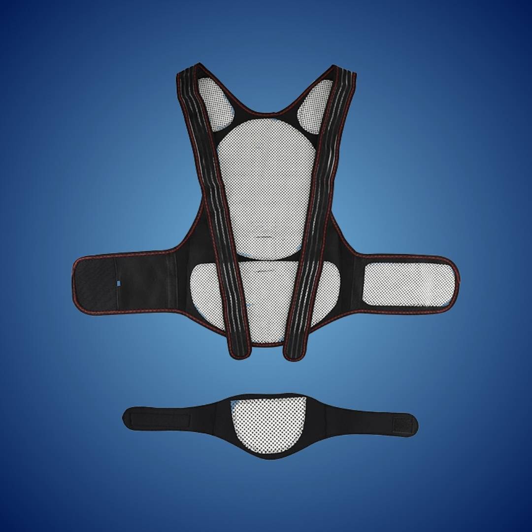 Warm Back Brace with Adjustable Heat Setting - Befez