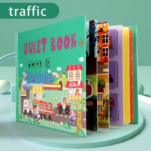 Interactive Learning Quiet Book for Kids