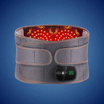 Warm Back Support Belt with Red Light Therapy