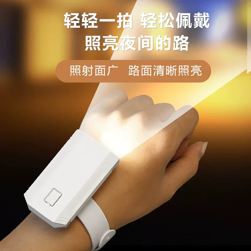 Compact LED Wrist Desk Lamp for Bedside Reading