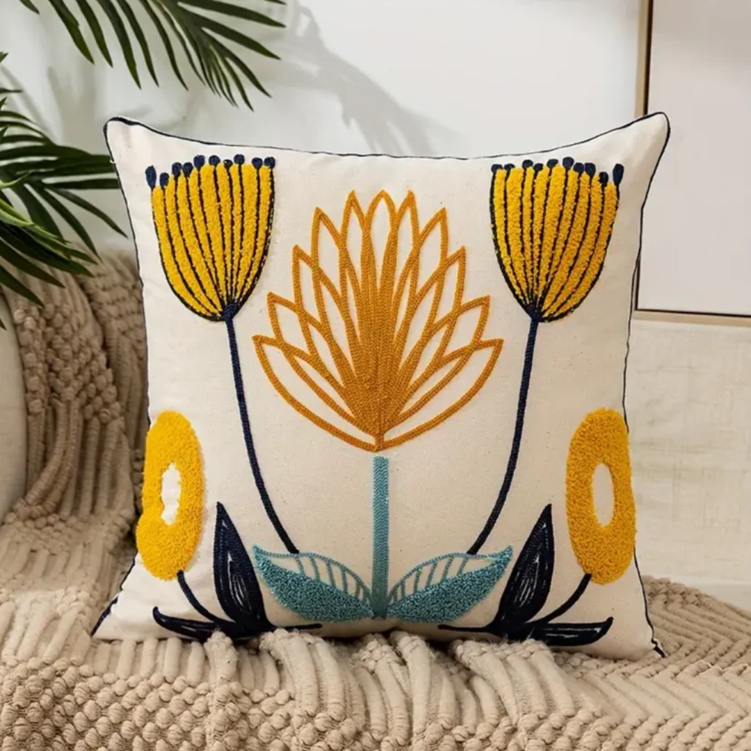 Befez | Floral Pattern Soft Cushion