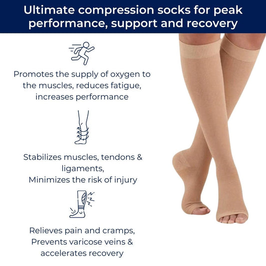 Supportive Medical Compression Socks for Pain Relief - Befez