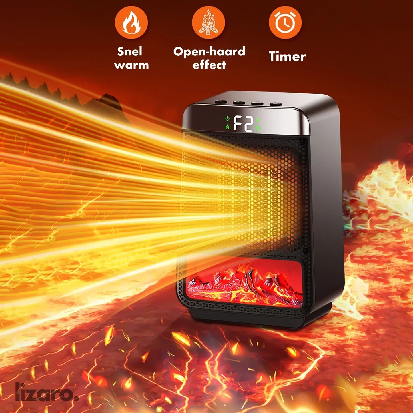 Befez | Fast Warm Electric Heater - Efficient Heating for Big Rooms
