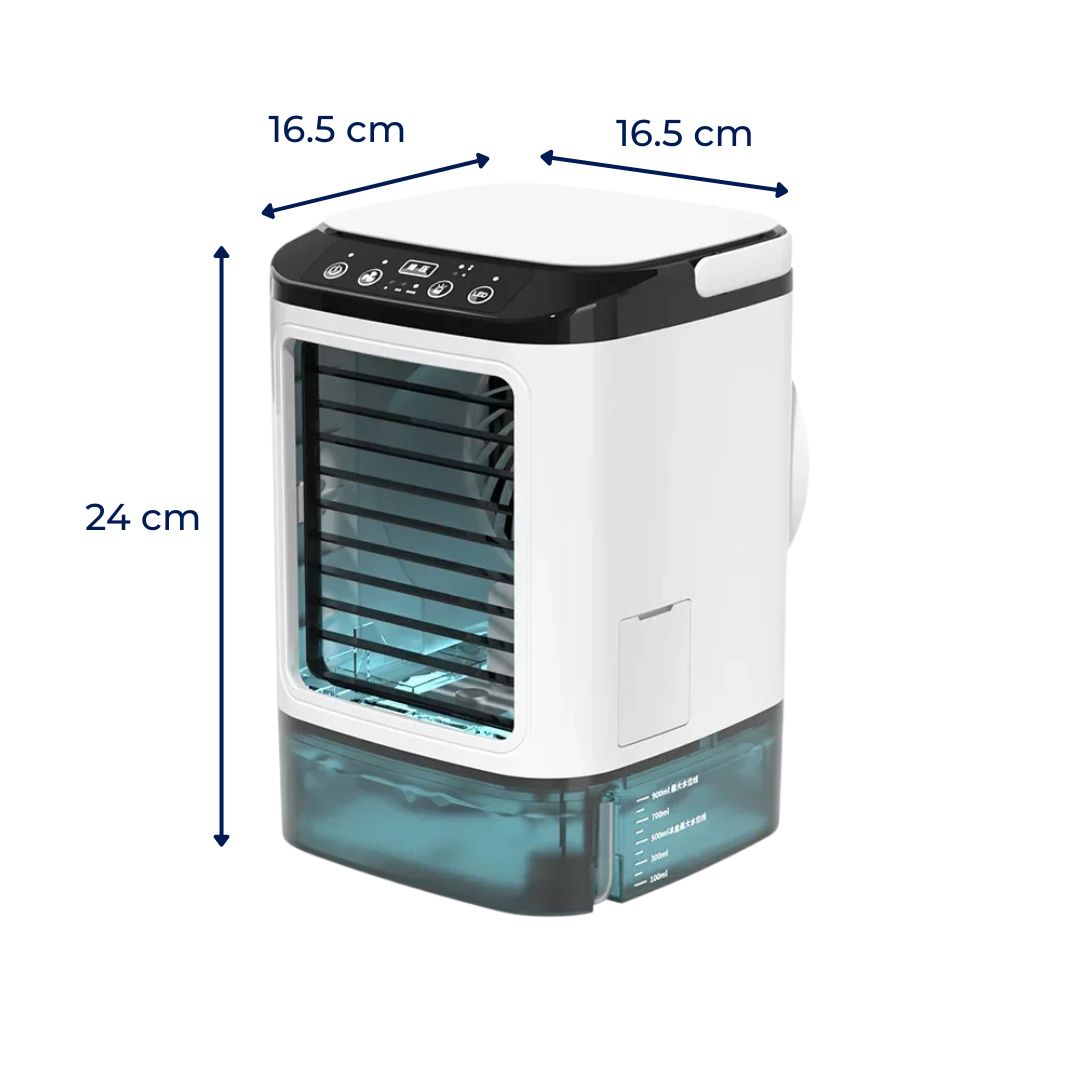 Silent 12W Desk Fan - 900ml Tank - Low Energy