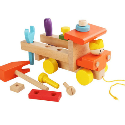 Fun Wooden Car Toy for Kids Learning and Play