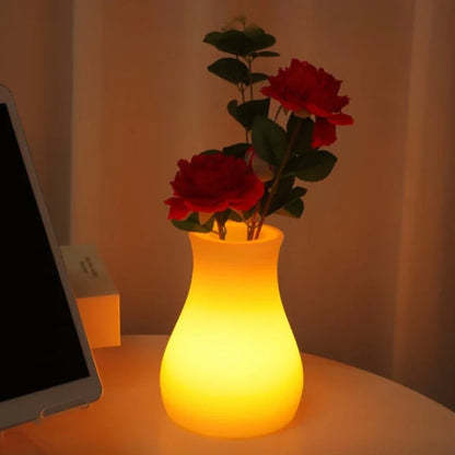 Beautiful Floral Glass Vase