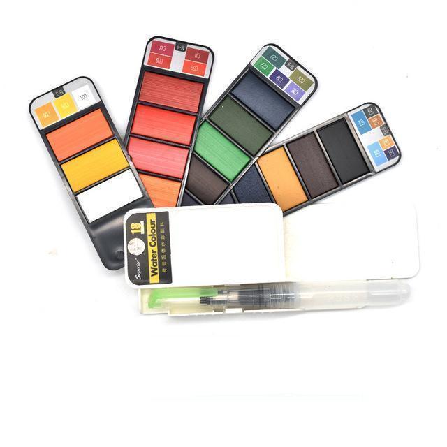Compact Travel Watercolor Paint Sets - Befez