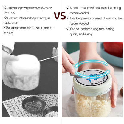 Easy Manual Quick Veggie Garlic Chopper