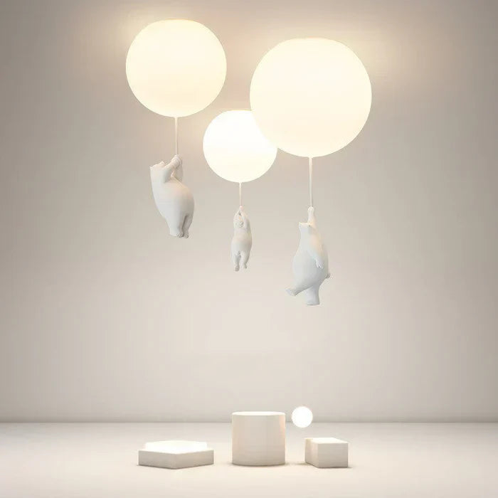 Cute Kids Cloud Lamp with Teddy Bear Design - Befez