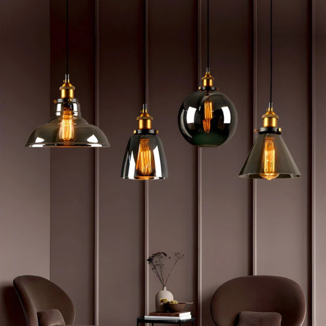 Classic Glass Pendant Light for Dining Room
