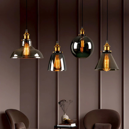 Classic Glass Pendant Light for Dining Room