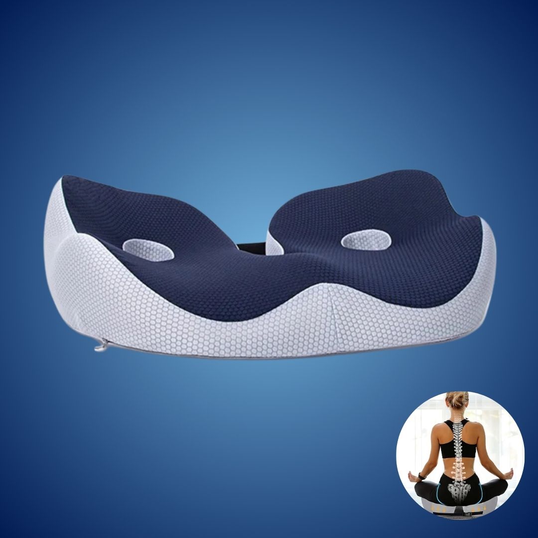 Comfortable Memory Foam Seat Cushion for Back Pain Relief