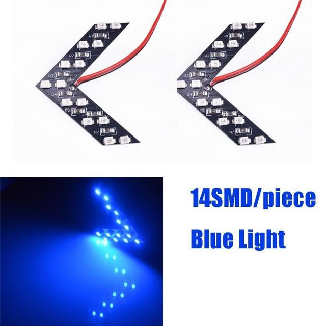 Bright 2PCS Car LED Arrow Light Panels - Befez