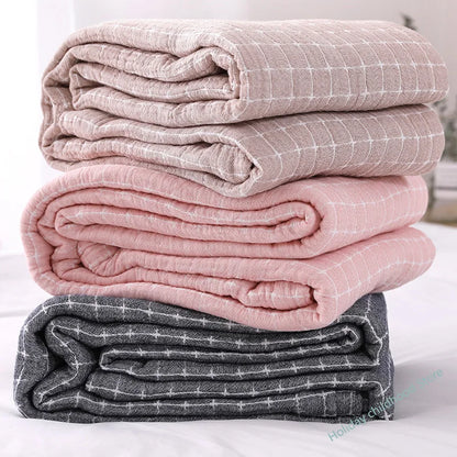 Lightweight Soft Cotton Throw Blanket - Befez