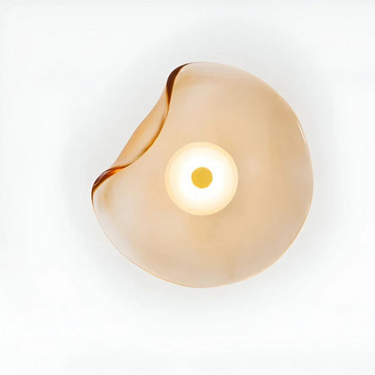 Stylish Round Glass Wall Light