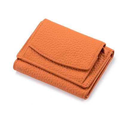 Genuine Leather Slim RFID Wallet