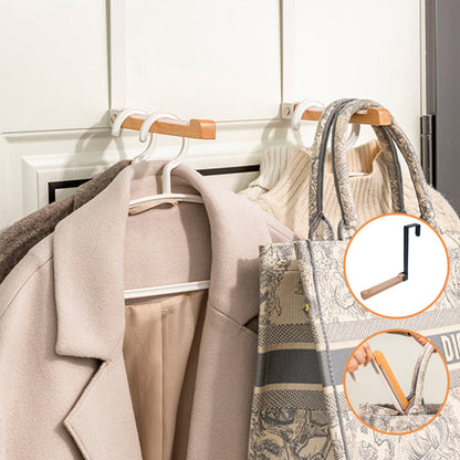 Space Saving Wooden Door Storage Hooks