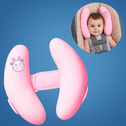 Soft Baby Head Support Pillow - Protective Stroller Cushion