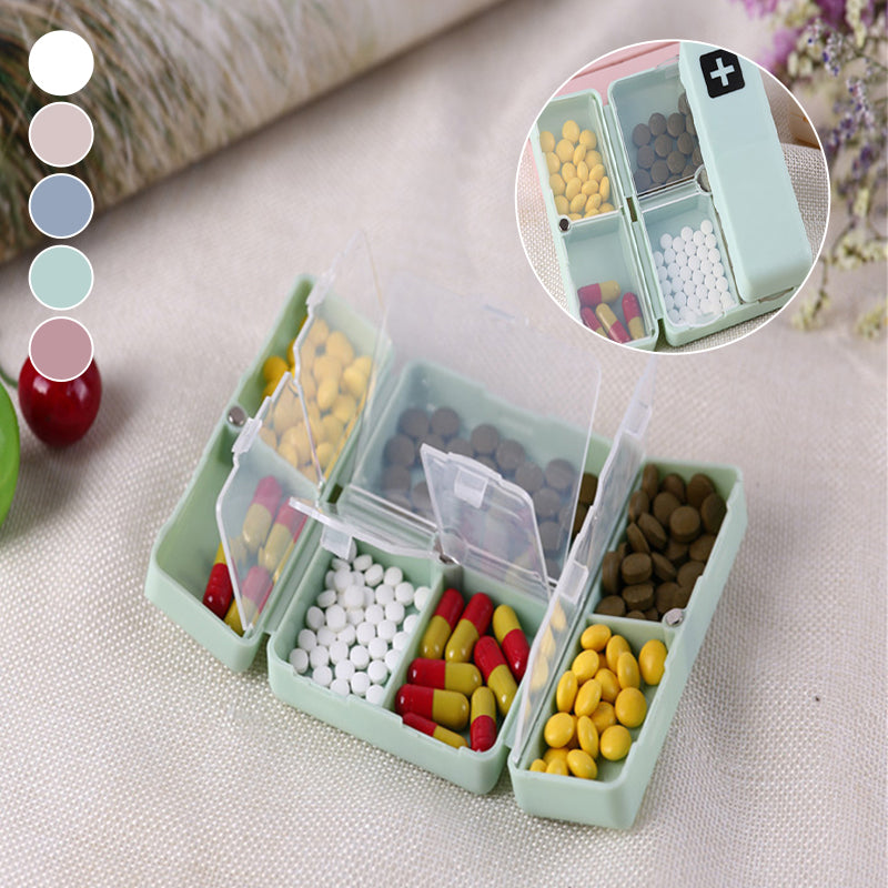 Compact 7 Pocket Pill Box Organizer