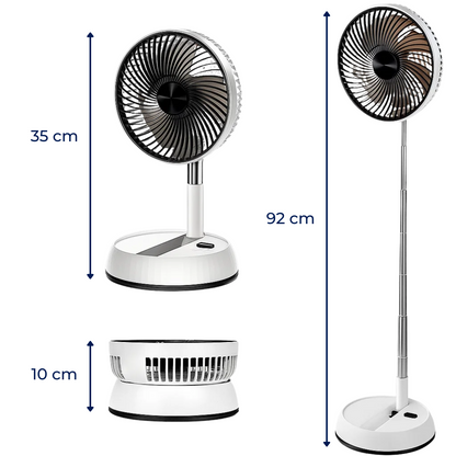 Compact Personal Fan - Silent Rechargeable Befez