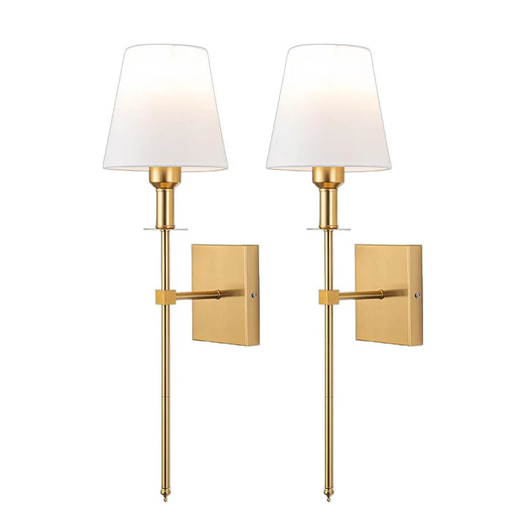 Classic 2 Piece Plug in Wall Light Set