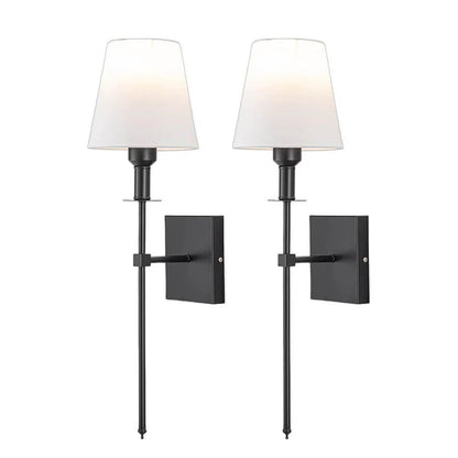 Classic 2 Piece Plug in Wall Light Set