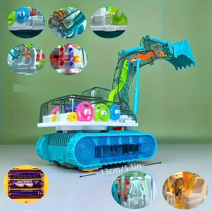 Fun Musical Toy Excavator